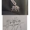 Kids' Artwork Turned Into Necklaces & Keychains