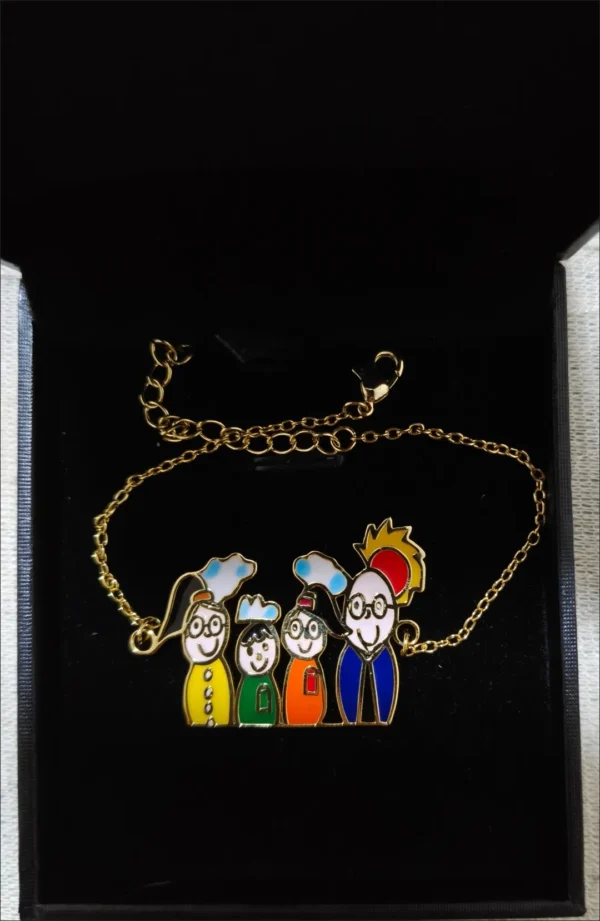 4c7201c5-e026-4b68-a683-58283122d4cc Kids' Artwork Turned Into colorful Enamel Hand-painting