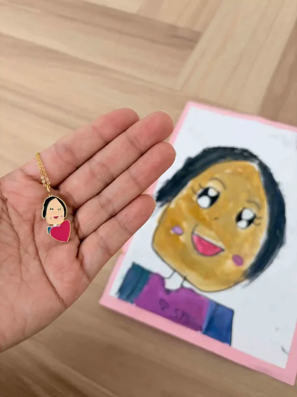 67378c3c1da879a3eed82b44e448a69b Kids' Artwork Turned Into colorful Enamel Hand-painting