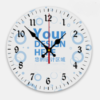 Personalized circular wall clock
